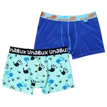 Unabux Retro Pants Boxer Briefs blau XXL 2er Pack