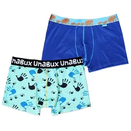 Unabux Retro Pants Boxer Briefs blau XXL 2er Pack