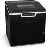 Klarstein Eiswürfelmaschine Icefestival Cube – 20 kg/24 h Eiswürfelbereiter, 400 W, Eiswürfel & Geriebenes Eis, 1,9-Liter-Vorratsfach, Automatische Reinigung, Schwarz