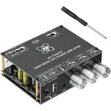 Fastsaw 5.0 Bluetooth Verstärker Board Modul, 200W Subwoofer Amplifier HiFi Mono Digital Stereo Audioverstärker Mini TWS Audio Verstärkermodul mit TPA3221 Amp Chip, DC 12-30V/3A, BT 5.0/USB/AUX
