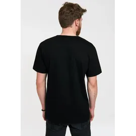 LOGOSHIRT T-Shirt "Batman - Logo", Jungen, Gr. 4XL, schwarz (schwarz, gelb), 100% Baumwolle, bedruckt, normal, Rundhals, Shirts T-Shirt, mit coolem Logo