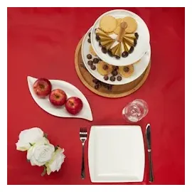 Relaxdays Bierzeltgarnitur rot 3-tlg.