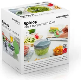 InnovaGoods Manueller Mini-Zerkleinerer mit Seilzug Spinop InnovaGoods
