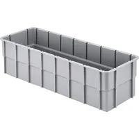 ALUTEC München Einsatzkasten Stahl 362 x 131 x 101 mm Grau