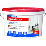 Baufan Innenlatex 10 L Weiß Dispersionsfarbe für wand- und Deckenflächen Innen