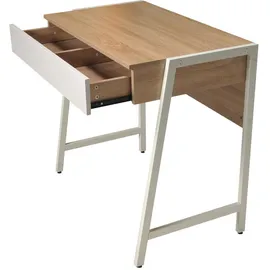 Weber Industries Schreibtisch Pollux Eiche gebleicht / Weiß