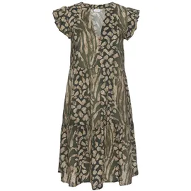 LASCANA Sommerkleid Animalprint Grün 36