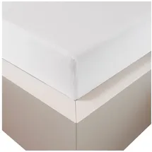 Traumschloss Spannbettlaken Premium Plus Jersey-Lyocell-Elasthan 90 x 200 - 120 x 220 cm weiß