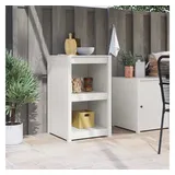 vidaXL Küchenschrank mit Regal 55 x 55 x 92 cm Weiß
