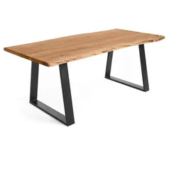Kave Home Esstisch Sono 160 x 90 cm Holz Braun Akazie