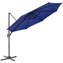 Svita Ampelschirm Ø 290 cm Blau