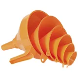 Pressol Trichter-Set 6teilig Kunststoff 0,05 l/1,2 l 160 mm orange