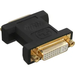 InLine DVI-I Adapter - Digital + Analog 24+5 Buchse / Buchse - vergoldet