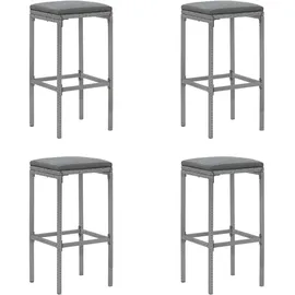 vidaXL Gartenbar-Set 5-tlg. Grau