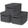 Curver Aufbewahrungsbox STYLE 3 x 7 l 3-tlg. grau