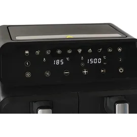 expo-bˆrse gmbh Doppel Heißluftfritteuse 8L schwarz