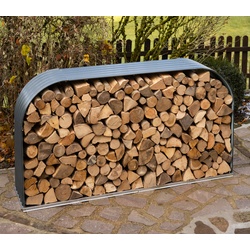 Westmann Kaminholzregal,anthrazit,46 x 212 x 111 cm (T x B x H)