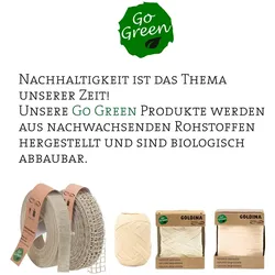 Geschenkband/Ringelband biologisch abbaubar 100 Meter Glimmer Rot