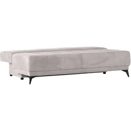 GUTMANN FACTORY Schlafsofa GUTMANN FACTORY, beige, B:195cm H:77cm T:100cm, 100% Polyester, Sofas, Schlafsofa