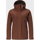 Schöffel Damen Style Tamina 3in1 Jacke (Größe M, braun)