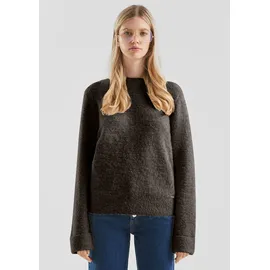 QS Bouclé-Pullover beige XS