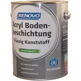 RENOVO Acryl Flüssig Kunststoff 2,5 L RAL 7030 Steingrau