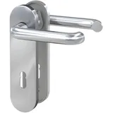 BASI Kurzschild-Garnitur - ZB 3800 - Edelstahl - Lochung Buntbart - 7304-0108