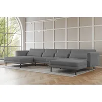 Fun Möbel Wohnlandschaft U-Form Sofa AGADA in Stoff Poso
