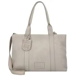 Burkely Soft Skylar Schultertasche Leder 36 cm Laptopfach generous grey