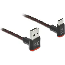DeLock Easy - USB-Kabel - USB m nach oben/unten abgewinkelt, doppelseitig zu 2