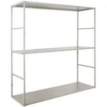 Present Time Wandregal 60 x 16 x 45 cm Grau