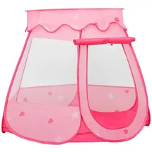 vidaXL Kinder-Spielzelt mit 250 Bällen Rosa 102x102x82 cm