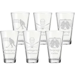 Trinkglas CIAO 300 ml Eishockey 6er Set