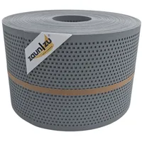 zaunzu® Sichtschutzstreifen 50 m Fenstergrau Metall