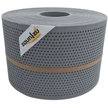 zaunzu® Sichtschutzstreifen 50 m Fenstergrau Metall