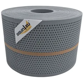 zaunzu® Sichtschutzstreifen 50 m Fenstergrau Metall
