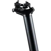 Aaron Post Sattelstütze - 30,9 oder 31,6 mm - 350mm Länge - Schwarz (ohne Aufdruck) - 31,6 mm