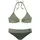 JETTE Triangel-Bikini Damen oliv Gr.40 Cup C/D