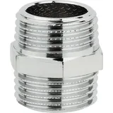SANITOP-WINGENROTH Doppelnippel verchromt 1/2'