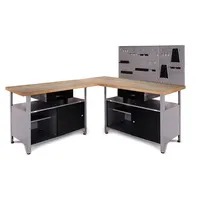 Ondis24 Werkstatt-Set »Klaus«, Ecklösung anthrazit, Metall - grau