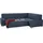 DOMO collection Ecksofa DOMO COLLECTION "Anzio in kubischer Formensprache, flache Armlehnen, L-Form", blau (dunkelblau), B:259cm H:85cm T:191cm, Sofas, Ecksofa, Wahlweise mit Bettfunktion und Federkern für hohen Sitzkomfort