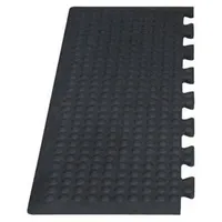 Endstück für Arbeitsplatzmatte - Yoga Flex Basic - 80 x 30 cm - VE 1 Stück - Preis per Stück - Stärke 14 mm - schwarz - miltex - genoppt - Nitril
