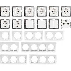 McPower Schalter Set Wohnlandschaft 20-teilig