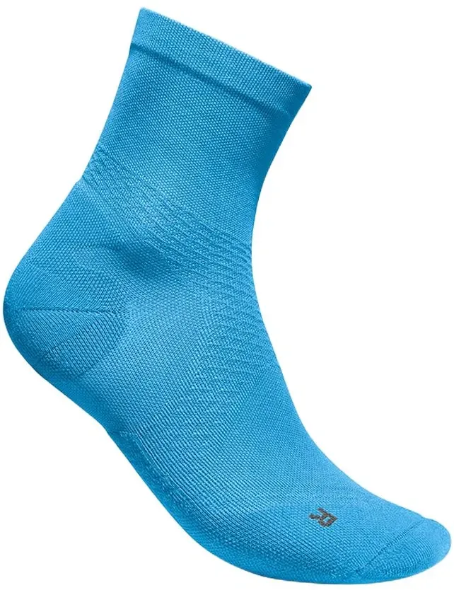 Bauerfeind Sports Damen Run Ultralight Mid Cut Socks blau