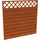 Andrewex Sichtschutzzaun Element Country 180 cm x 180 cm teak