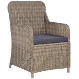 vidaXL Gartenstuhl 64 x 65 x 90 cm braun 2 St.