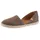 Verbenas Espadrille VERBENAS, Damen, Gr. 36, grau, Veloursleder, unifarben, Schuhe Espadrille, Strandschuh, Sommerschuh, Loafer aus Veloursleder