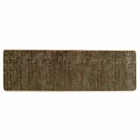 vidaXL Teppichläufer MARSA Waldgrün 150 x 50 cm Polyester und PVC