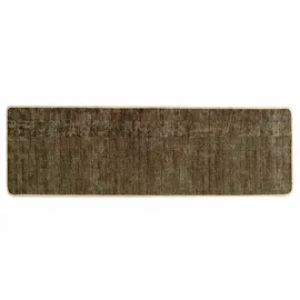 vidaXL Teppichläufer MARSA Waldgrün 150 x 50 cm Polyester und PVC