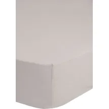HIP Spannbettlaken Satin 180 x 200 cm sand